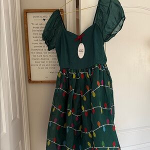 Unique Vintage baby doll Christmas light dress